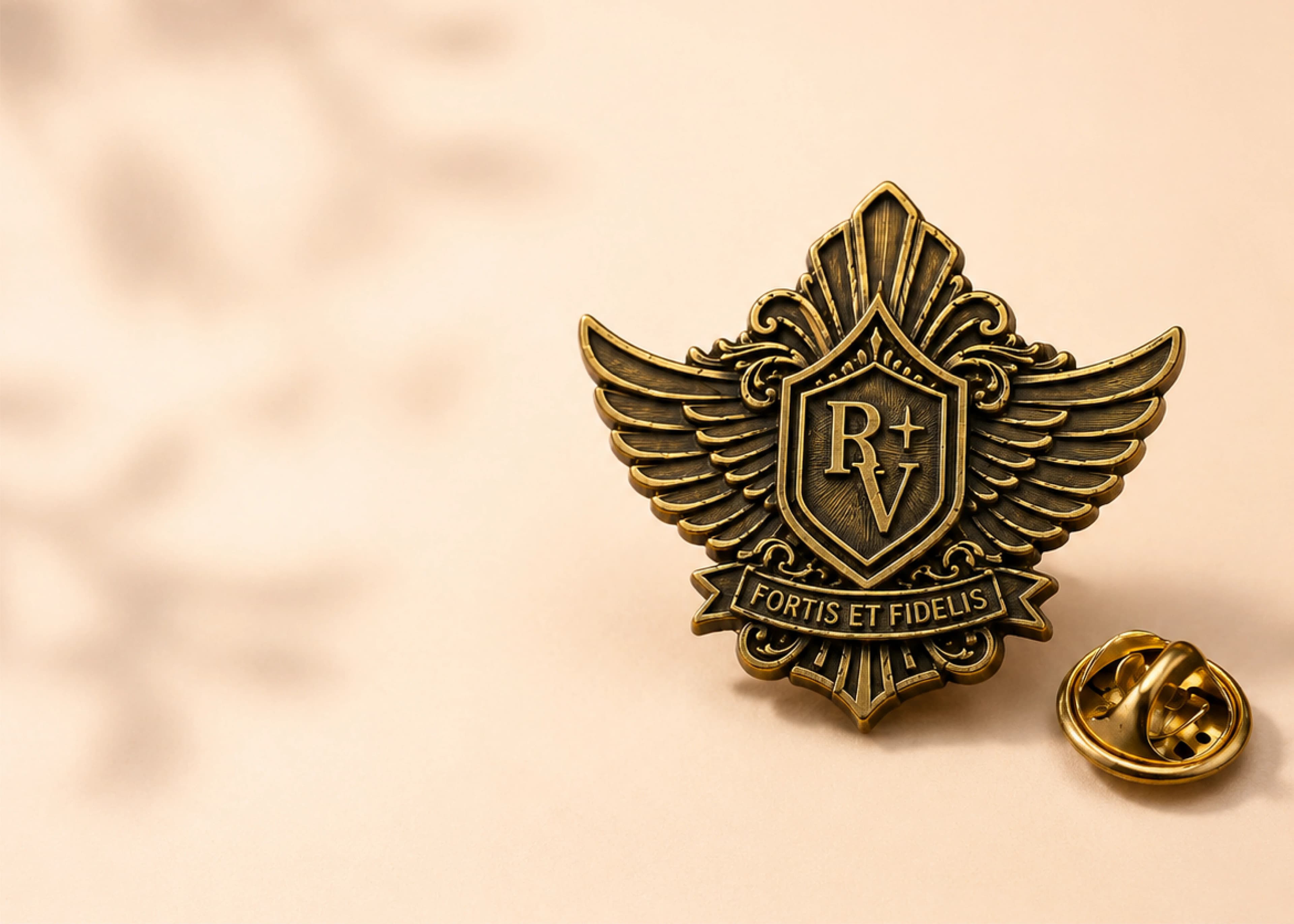 Custom die struck pins
